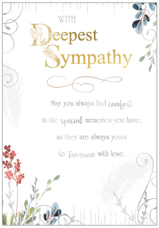 Deepest Sympathy - Greeting Card