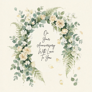 Floral Archway Your Anniversary - ecard