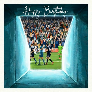 Football Stadium Birthday  - Ecard