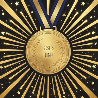 Gcses Done Congratulations Medal