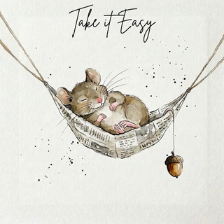 Get Well Take It Easy Mouse - Ecard