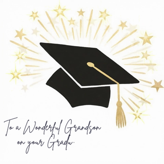 Grandson Graduation Stars
