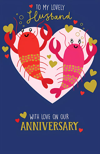Husband Wedding Anniversary - Greeting Card