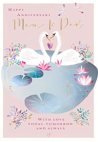 Mum & Dad Anniversary - Greeting Card