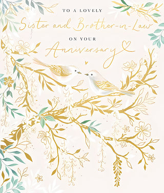 Sister & Brother In Law Anniversary - Greeting Card