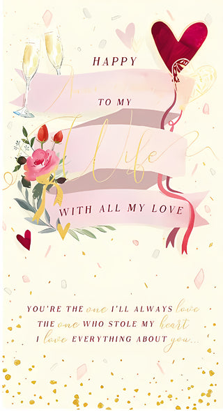 Wife Wedding Anniversary - Greeting Card