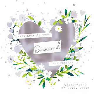 Your Diamond Wedding Anniversary - Greeting Card