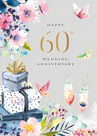 Your Diamond Wedding Anniversary - Greeting Card