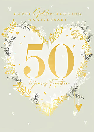 Your Golden Wedding Anniversary - Greeting Card