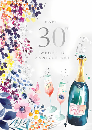 Your Pearl Wedding Anniversary - Greeting Card