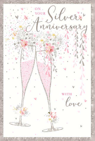 Your Silver Wedding Anniversary - Greeting Card