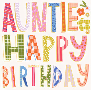 Auntie - Greeting Card