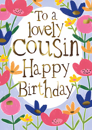 Cousin Female - Greeting Card