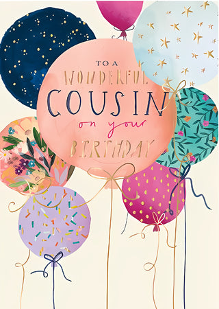 Cousin Female - Greeting Card