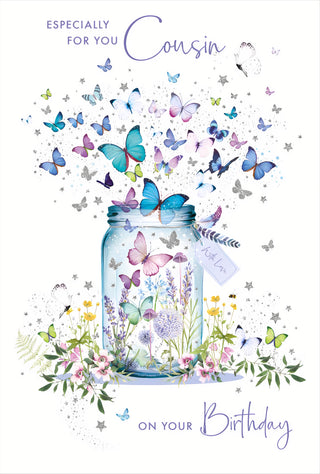 Cousin Female - Greeting Card
