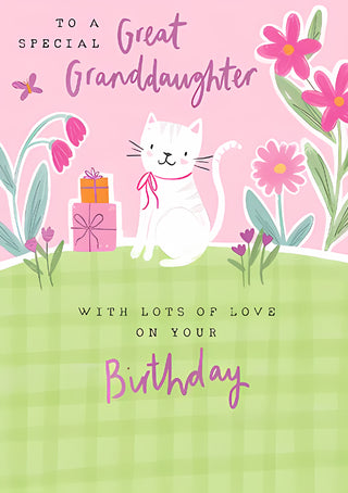 Great Granddaughter - Greeting Card