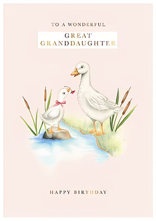 Great Granddaughter - Greeting Card