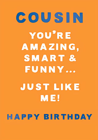 Cousin Male - Greeting Card