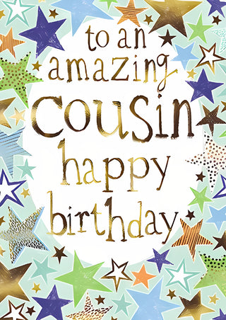 Cousin Male - Greeting Card