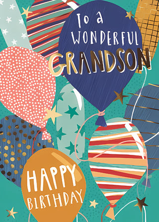 Grandson - Greeting Card