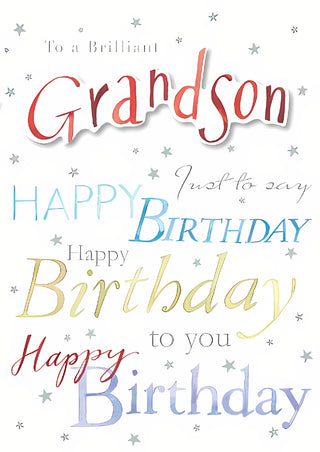 Grandson - Greeting Card