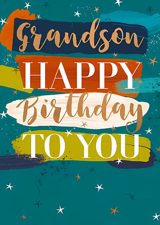 Grandson - Greeting Card