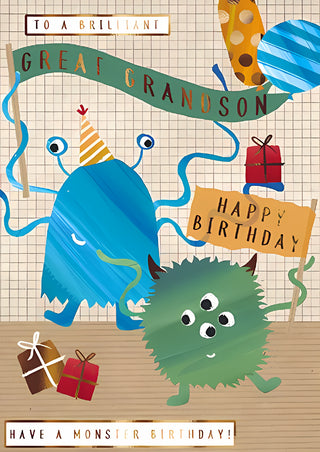 Great Grandson - Greeting Card