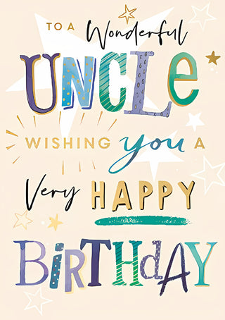 Uncle - Greeting Card