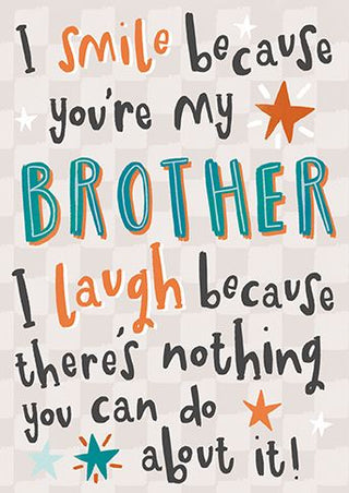 Brother - Greeting Card