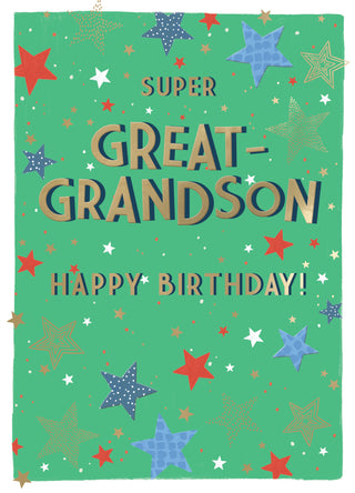 Great Grandson - Greeting Card