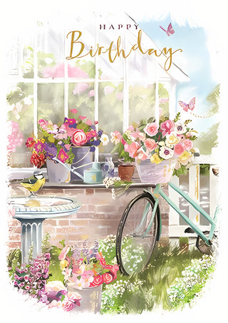 Open Birthday Female - Greeting Card