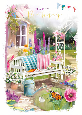 Open Birthday Female - Greeting Card