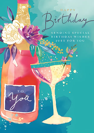 Open Birthday Female - Greeting Card