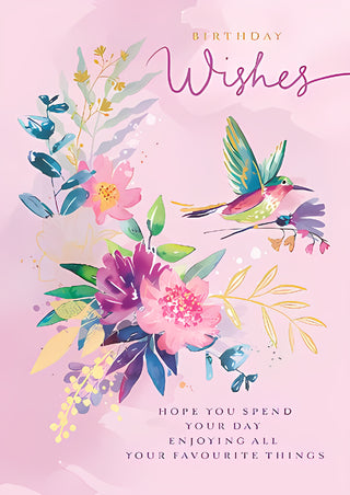 Open Birthday Female - Greeting Card