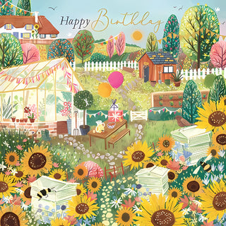 Open Birthday Female - Greeting Card