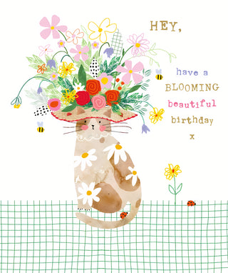 Open Birthday Female - Greeting Card