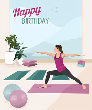 Open Birthday Female - Greeting Card