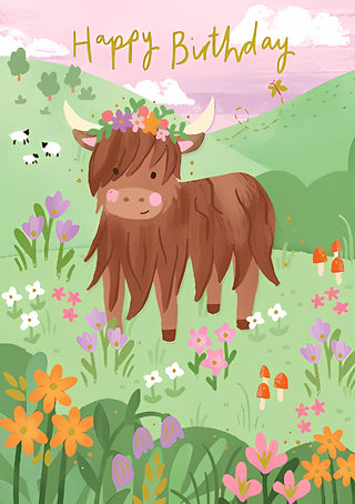 Open Birthday Female - Greeting Card