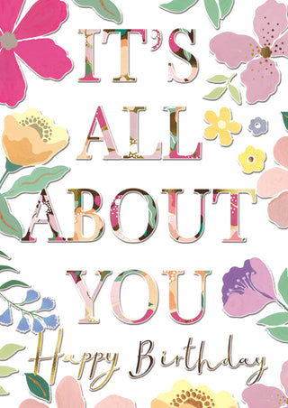 Open Birthday Female - Greeting Card