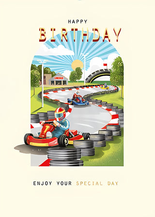 Open Birthday Male - Greeting Card