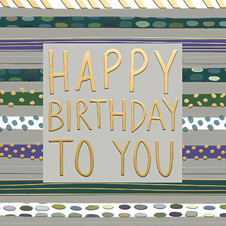 Open Birthday Male - Greeting Card