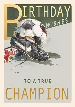 Open Birthday Male - Greeting Card
