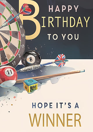 Open Birthday Male - Greeting Card