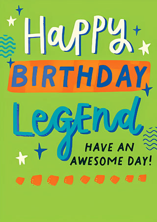 Open Birthday Male - Greeting Card