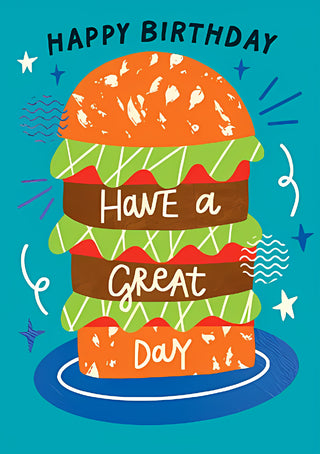 Open Birthday Male - Greeting Card