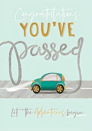Driving Test Pass - Greeting Card
