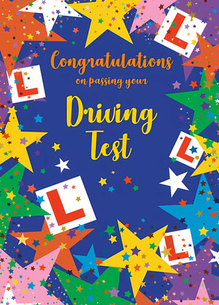 Driving Test Pass - Greeting Card