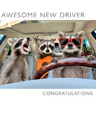 Driving Test Pass - Greeting Card