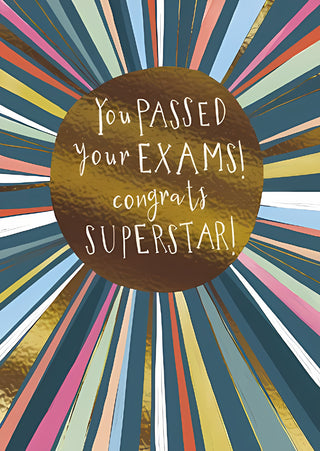 Exam Congratulations - Greeting Card