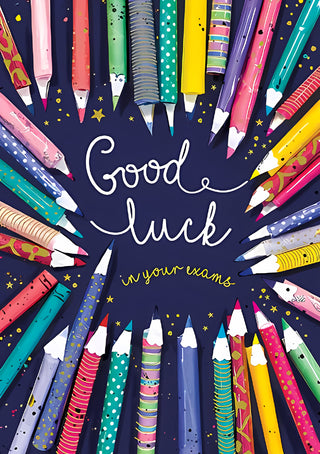 Exam Good Luck - Greeting Cards